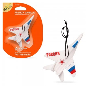 ароматизатор подвесной пластик 'истребитель' французская ваниль!\ AFIS009 AIRLINE