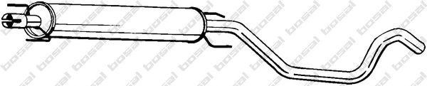Глушитель OPEL Zafira A (99-05) средняя часть BOSAL 285-423 BOSAL