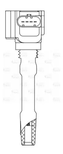 Катушка зажигания для а/м Porsche Macan (14-) 3.0i/3.6i (SC 1801) SC 1801 START VOLT