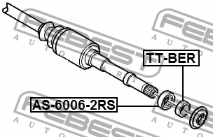 PEUGEOT PARTNER (1996>) TT-BER FEBEST