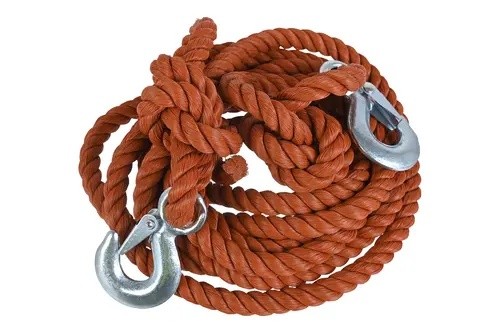 трос буксировочный! канат, 5т, 4,5м, с крюками, в пакете BRX0080031 BRIX