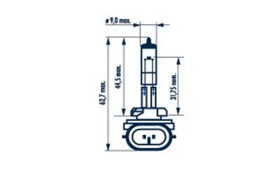 Лампа 12V H27W/2 27W PGJ13 Standard NARVA 480423000 NARVA