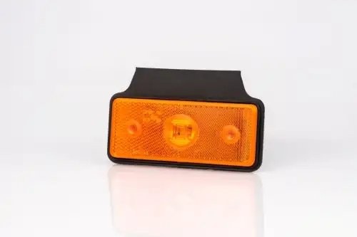 фонарь габаритный! жёлтого цвета, LED, с кронштейном, проводом 0,5м\ Universal MD013ZKLED FRISTOM