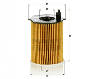 Фильтр масляный HU7033z HU7033Z MANN FILTER