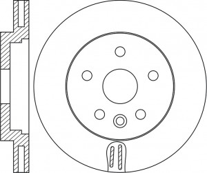 Диск тормозной FORD GALAXY/S-MAX/ VOLVO S60/S80/V70/XC70  RN1756 RN1756 NIBK
