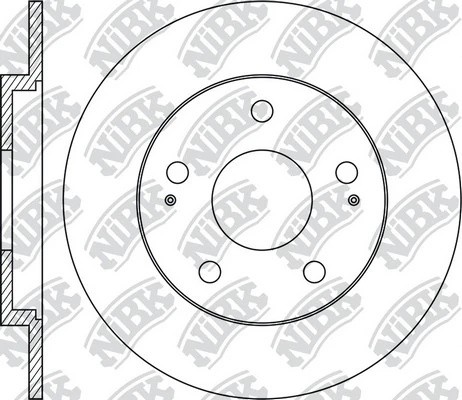Диск тормозной HYUNDAI Tucson (15-) (2.0) задний (1шт.) NIBK RN2001 NIBK