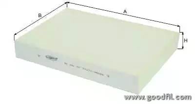 Фильтр салона AG441CF AG 441 CF GOODWILL