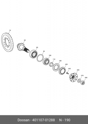 Сальник 401107-01288 DOOSAN