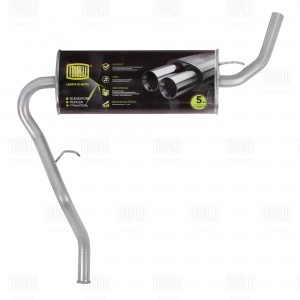 Глушитель ВАЗ-2123 С/О алюминизированный TRIALLI EMM 0116 TRIALLI