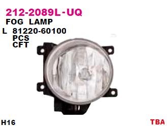 фара противотуманная левая!\ Toyota RAV4 12> 2122089LUQ DEPO