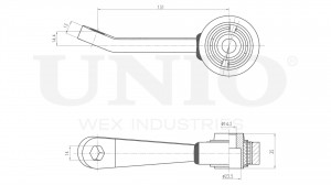 Стойка стабилизатора передняя правая SSP-50195 UNIO