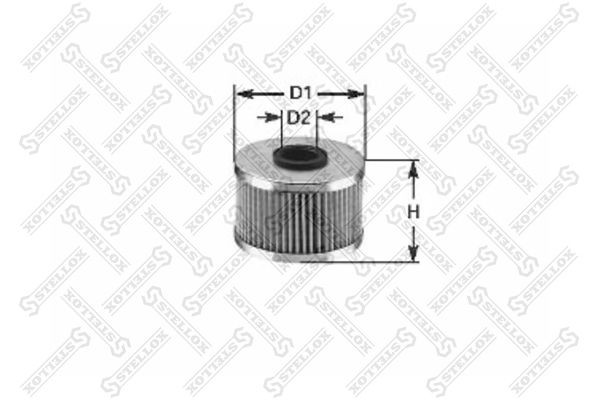 фильтр масляный!\ BMW E30/E34/E36 1.6i/1.8i 87-95 20-50091-SX STELLOX