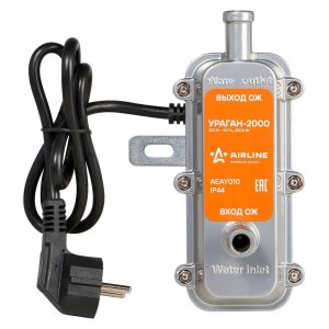 Подогрев тосола со встроенной помпой УРАГАН-2000 компакт (2 кВт, 220В, 6л/мин) / AEAY010 AIRLINE