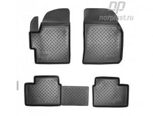 Коврик салона DAEWOO Matiz (01-) полиуретан 4шт. NORPLAST NPL-PO-15-27 NORPLAST