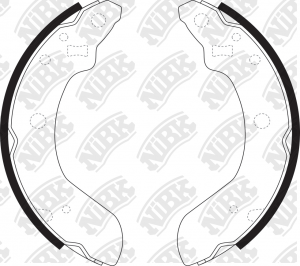 Колодки тормозные барабанные FN9967 FN9967 NIBK