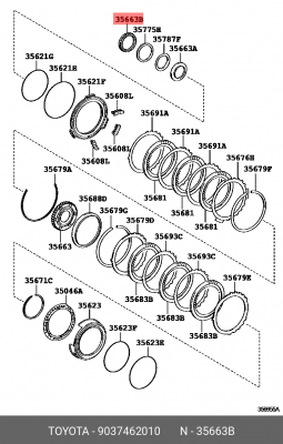 Подшипник 90374-62010 90374-62010 TOYOTA