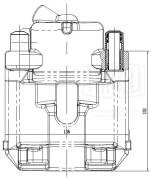 Суппорт торм. BMW 5 E39 (95-) перед. прав. d=60мм (CF 012017) CF012017 TRIALLI
