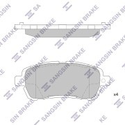 Колодки передние FORD FIESTA VI 08- SP4138 SP4138 SANGSIN