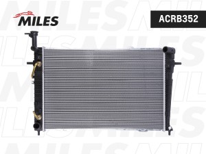 Радиатор (паяный) HYUNDAI TUCSON / KIA SPORTAGE 2006- 2.0/2.7 ACRB352 ACRB352 MILES