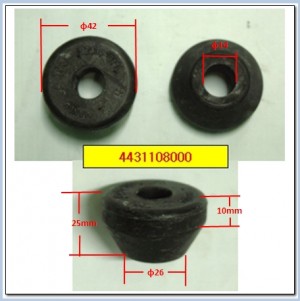 Втулка амортизатора SSANGYONG Actyon (06-),Kyron (05-),Rexton (02-) переднего ве 4431108000 SSANG YONG