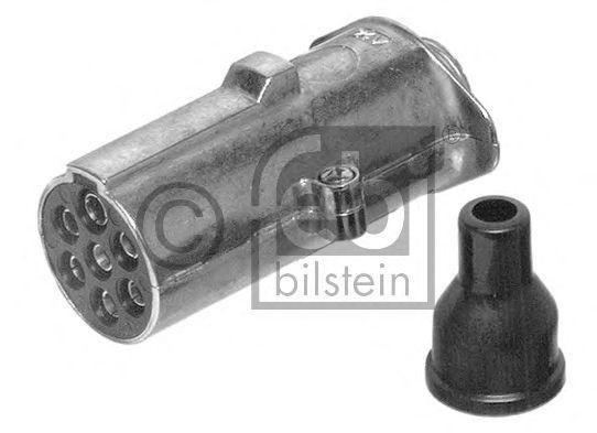 Штекер [7-ми полюсный метал. 7 соед.с резьбой, 24V ISO1185 DIN72579] 07342 FEBI BILSTEIN