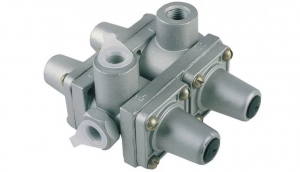 Клапан ЗИЛ,КАМАЗ,МАЗ,МЗКТ,ПАЗ защитный 4-х контурный MEGAPOWER 350-14-003 MEGA POWER