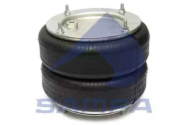 Пневморессора SMB LOHR FRUEHAUF (две секции) (4 шпильки М10,резьба под штуцер М1 SP 55305-2F SAMPA