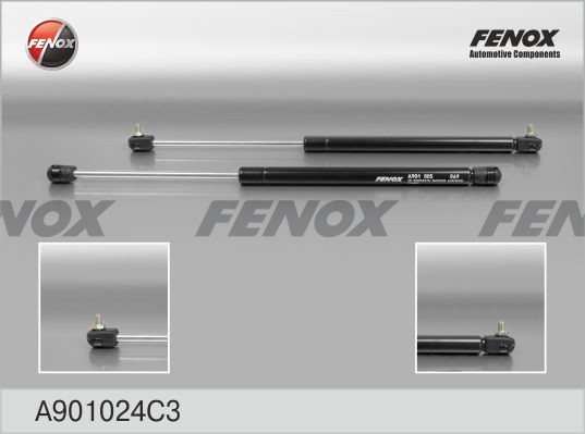 Упор газовый, ЕВРОкрепление L=450, l=275, 280N  2шт A901024C3 FENOX