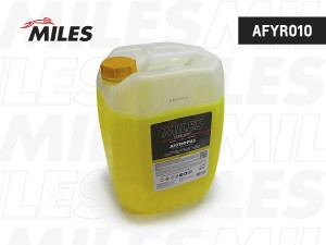 Антифриз готов к применению G12 (жёлтый, SUPER LONG LIFE COOLANT -40C) 10 кг AFY AFYR010 MILES