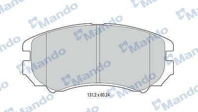 Колодки тормозные HYUNDAI Tucson (04-) KIA Sportage (04-) передние (4шт.) MANDO MBF015308 MANDO