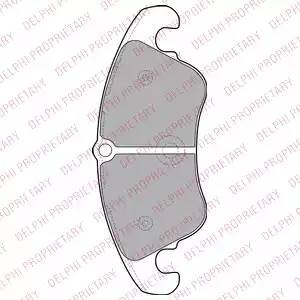 LP2077 колодки дисковые п.\ Audi A4/A5/Q5 1.8/2.0/3.0/2.0-3.0TDi 07> LP2077 DELPHI