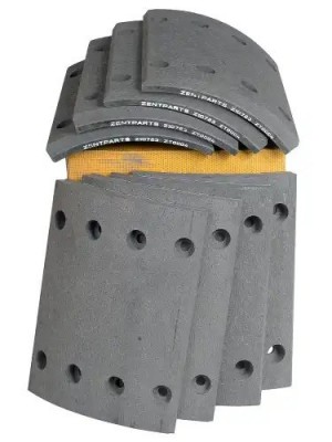 накладки тормозные! с заклепками 1-рем 19574 18.5-12.0 (300x200) BPW, Cardi.Kass Z10723 ZENTPARTS