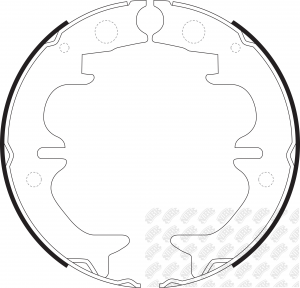 Колодки стояночного тормоза TOYOTA CAMRY 2011 FN0633 FN0633 NIBK