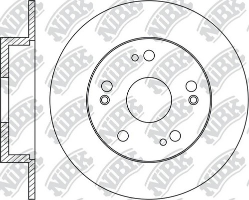 Диск тормозной RN1425 RN1425 NIBK