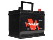 аккумуляторная батарея! 70Ah 550A JIS +справа 261/175/225\ WEZ70550R WEZER