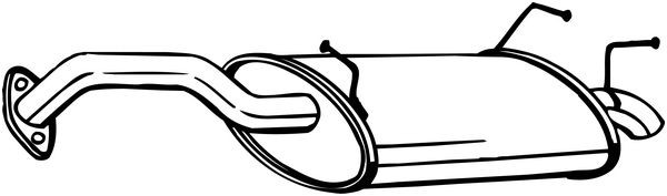 Глушитель NISSAN Primera (01-07) задняя часть BOSAL 145-109 BOSAL