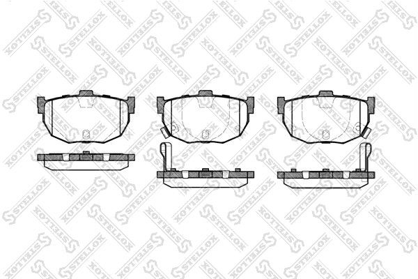 294 22 !колодки дисковые з.\ Hyundai Elantra/Lantra 1.5i-2.0i/1.9D 95> 305-022-SX STELLOX