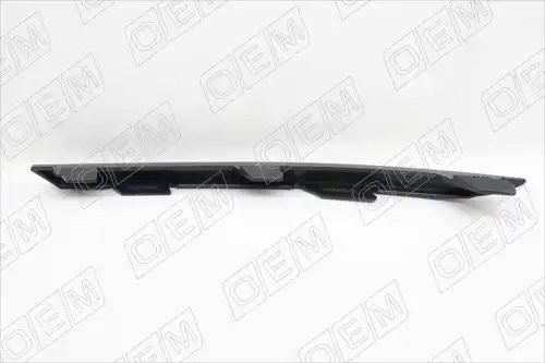 Молдинг бампера заднего левый Volkswagen Polo sedan 5 2015-2020, черный OEM1477L OEMPARTS
