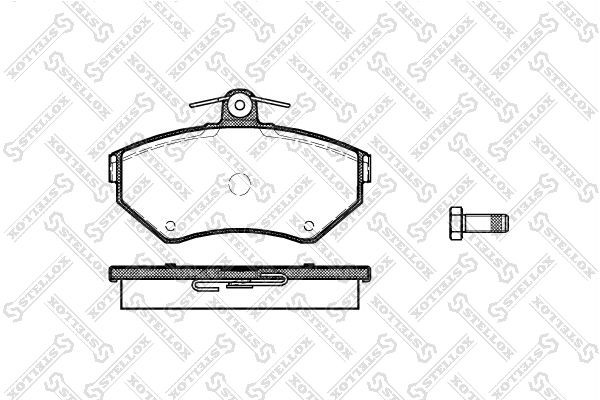 колодки дисковые п.!\ VW Passat 1.6-2.3/1.9TD 96-00,Audi A4 1.6/1.8/1.9TD 94> 642-010B-SX STELLOX