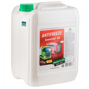 Антифриз GreenCool HD G11 [зеленый], готовый ,10кг BASF Hybrid Organic Acid Tech 752934 GREENCOOL