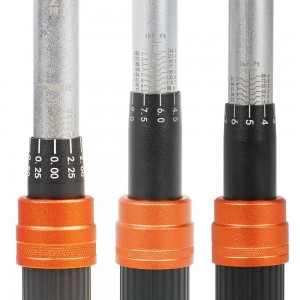 Ключ динамометрический 1/2" 60-330 Нм, 1/4" 5-25 Нм, 3/82" 20-120 Нм предельный  ATBN050 AIRLINE