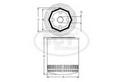 Фильтр масляный SM129 SCT
