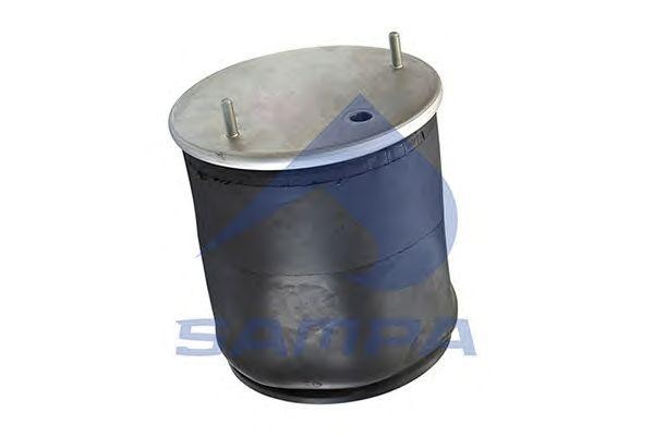 Пневморессора SAF (пластиковый стакан) (2 шп. M12 смещены, 1отв. M22х1.5, 4 отв. SP552924KP SAMPA