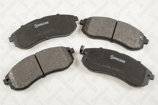 колодки дисковые передние! с антискр. пл.\ Mitsubishi L200 2.5TD 4WD 01> 1140-001B-SX STELLOX