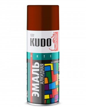 Краска "KUDO" красно-коричневая (520 мл) (аэрозоль) KU-1024 KUDO