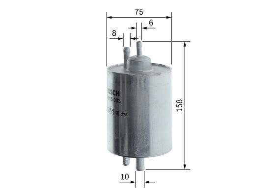 Фильтр топливный MERCEDES BOSCH 0 450 915 003 BOSCH