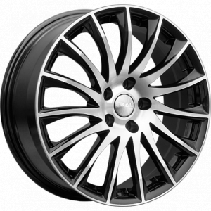 Скад Валенсия 18.0 / 7.0J PCD 5x114.30 ET 45.00 ЦО 67.10 Литой / Черный с полиро 2940705 SKAD