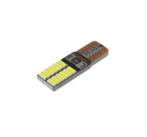 Лампа светодиодная T10 12V "NORD YADA" CANBUS (24SMD, белая) 908392 NORD YADA