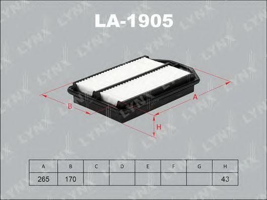 фильтр воздушный!\ Honda CR-V 2.4 07> LA-1905 LYNXAUTO
