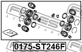 TOYOTA CALDINA 0175-ST246F FEBEST